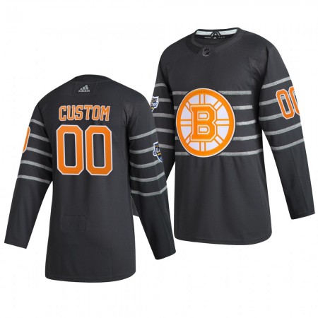 Boston Bruins Personalizado Grijs Adidas 2020 NHL All-Star Authentic Shirt - Mannen